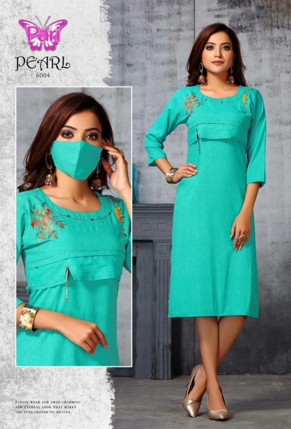 Pari Pearl 6 Heavy Rayon Designer Kurti Collection